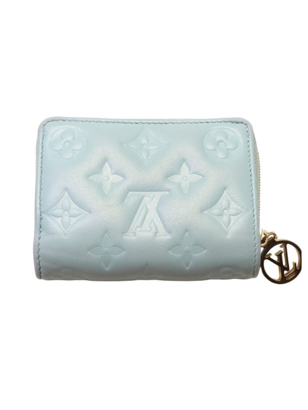 Louis Vuitton Portefeuille Lou Monogram Empreinte Trifold Wallet